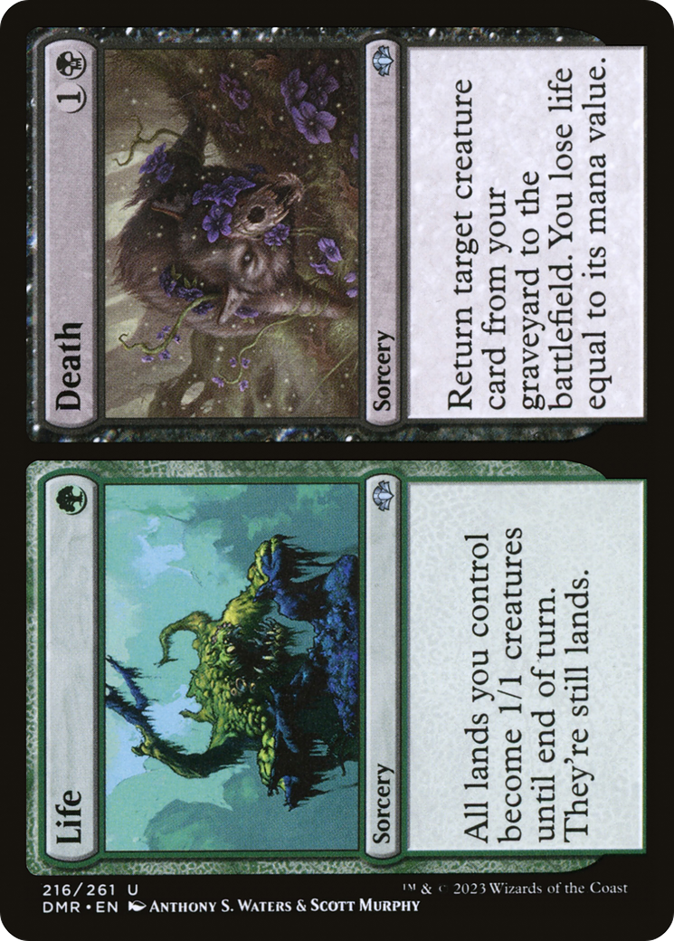 Image of Life // Death (DMR-216) - Dominaria Remastered Foil