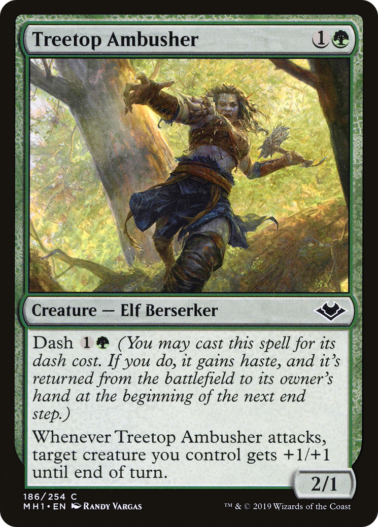 Image of Treetop Ambusher (MH1-186) - Modern Horizons Foil