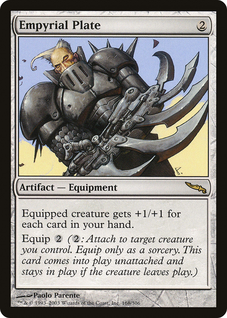 Image of Empyrial Plate (MRD-168) - Mirrodin Foil