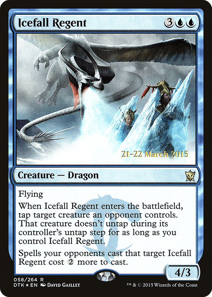 Image of Icefall Regent (PRE-058) - Dragons of Tarkir Promos Foil