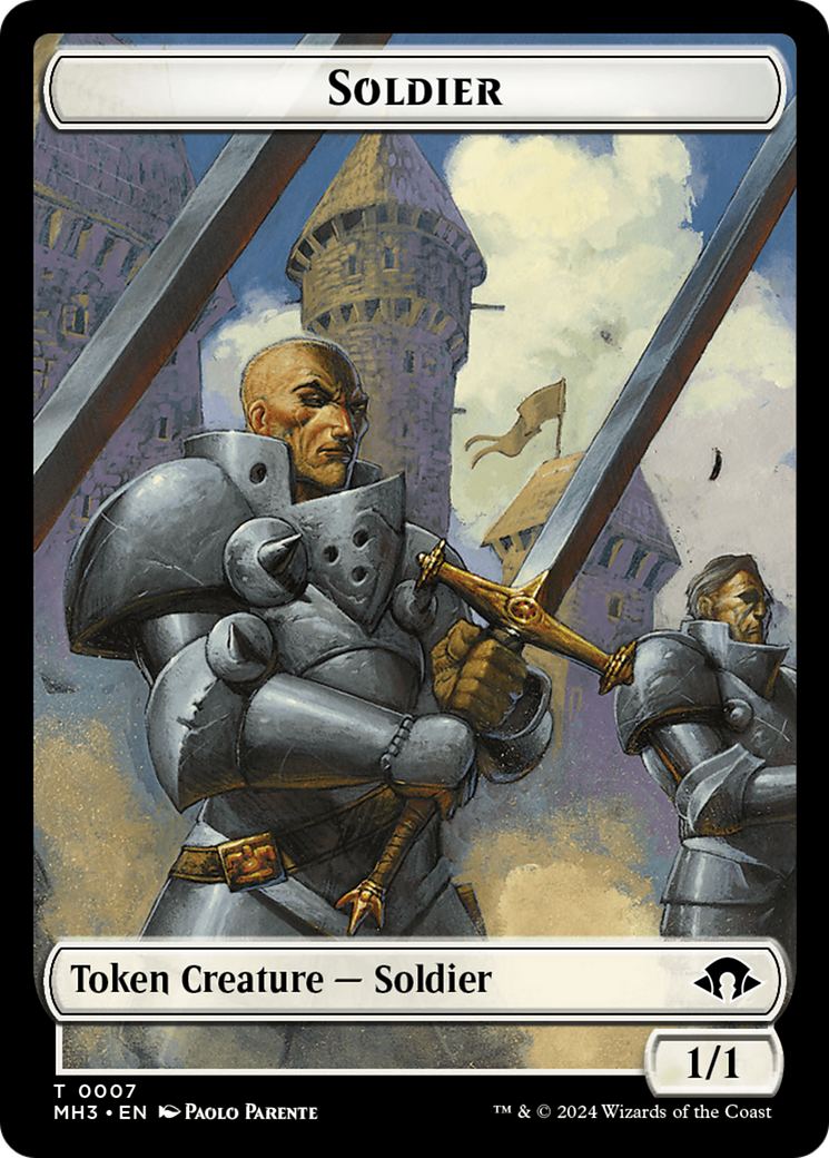 Image of Soldier (TMH3-007) - Modern Horizons 3 Tokens Foil