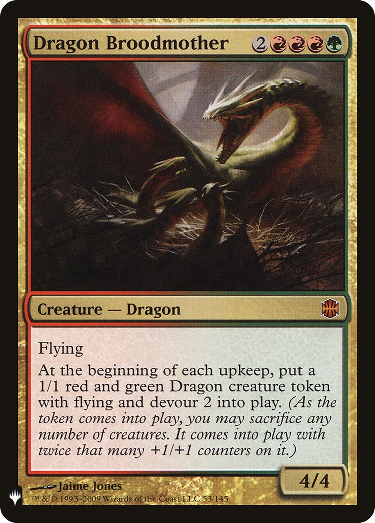 Image of Dragon Broodmother (LIST-ARB-53) - The List