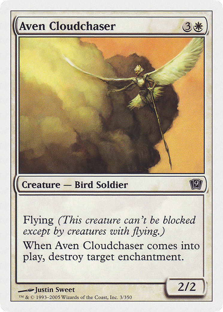 Image of Aven Cloudchaser (9ED-03★) - 9th Edition Foil