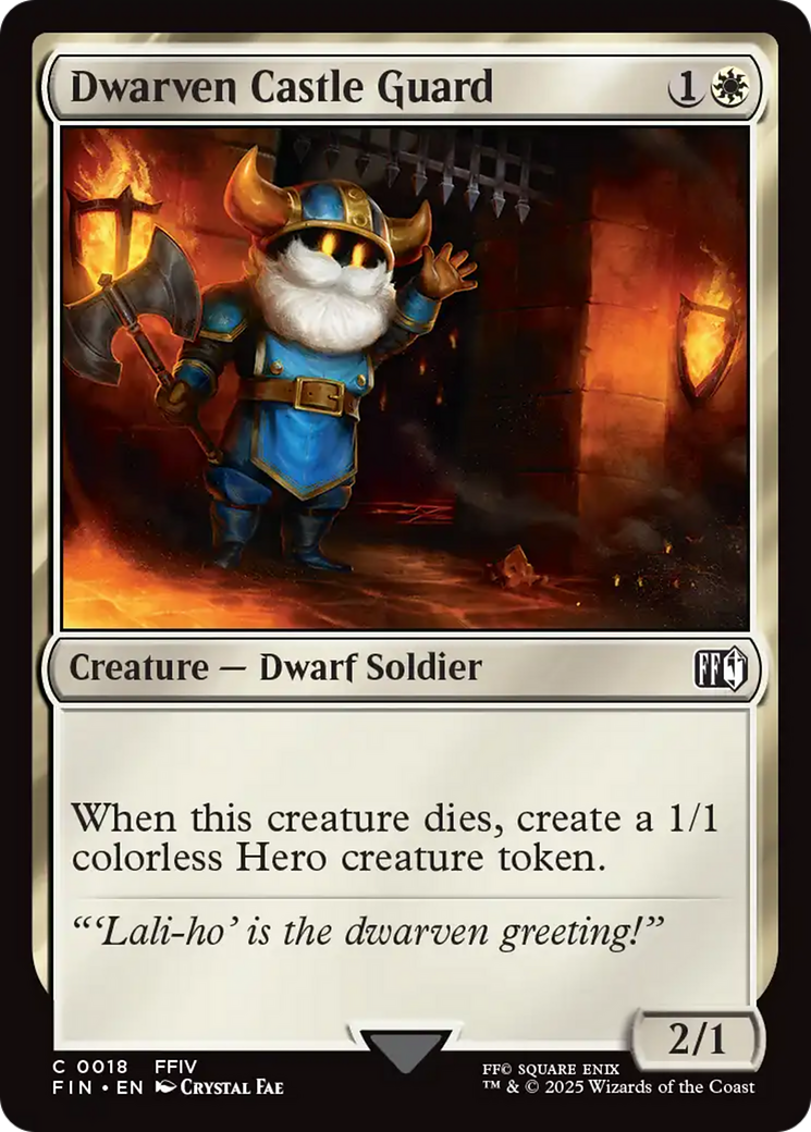 Image of Dwarven Castle Guard (FIN-018) - FINAL FANTASY