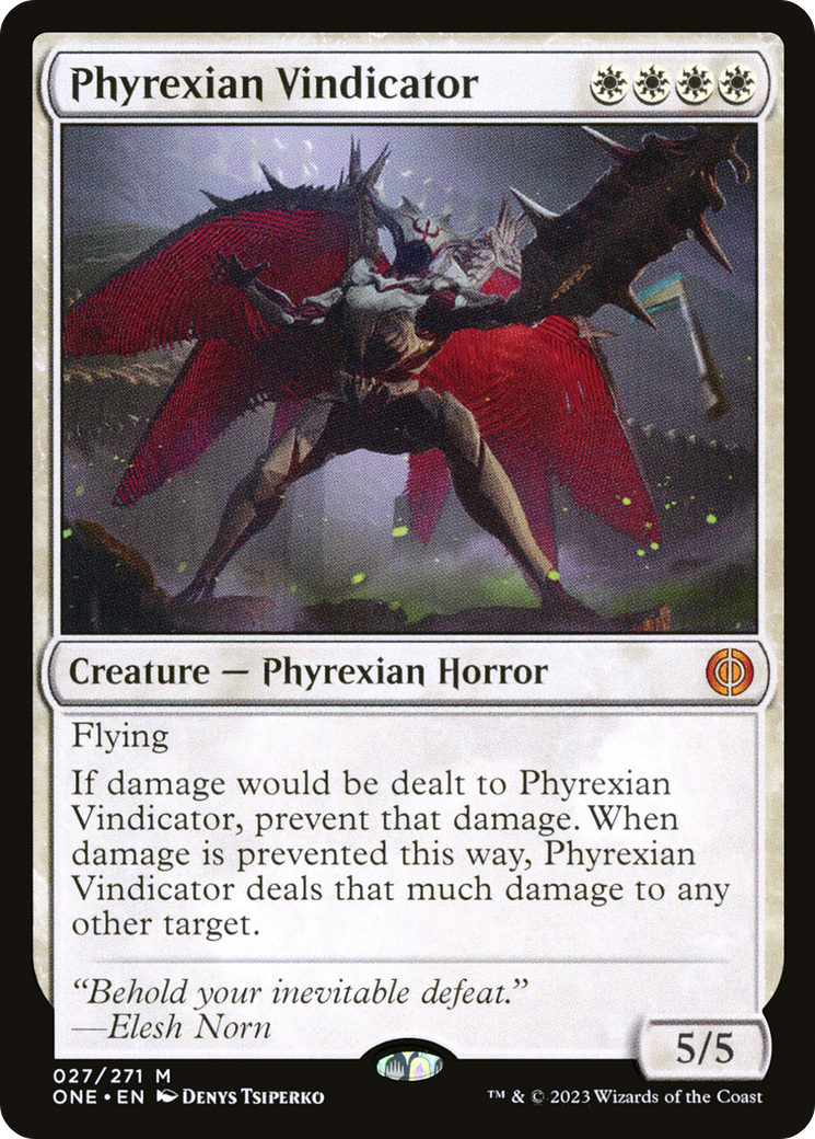 Image of Phyrexian Vindicator (ONE-027) - Phyrexia: All Will Be One