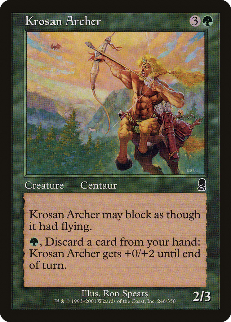 Image of Krosan Archer (ODY-246) - Odyssey