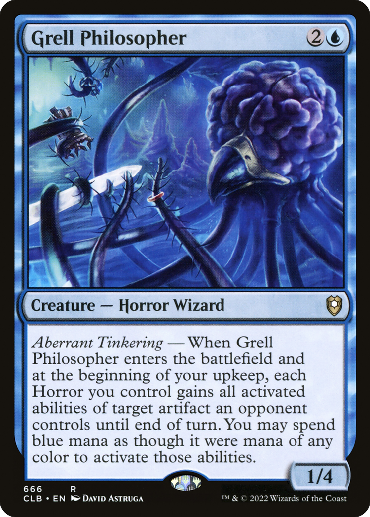 Image of Grell Philosopher (CLB-666) - Commander Legends: Battle for Baldur's Gate
