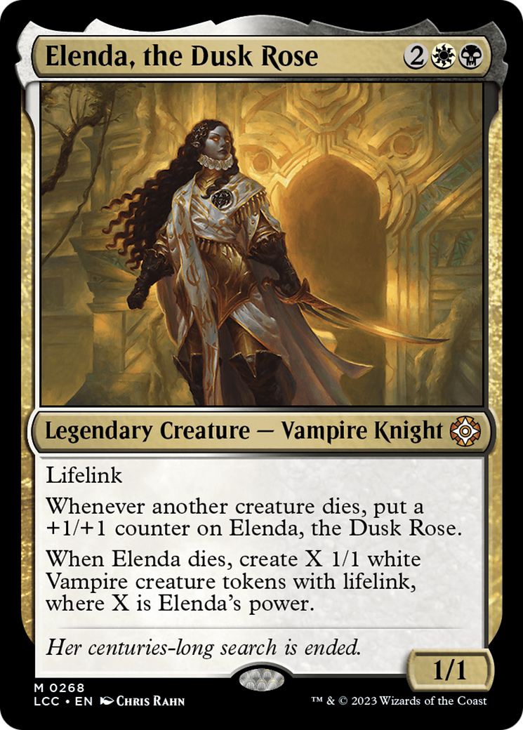 Image of Elenda, the Dusk Rose (LCC-268) - The Lost Caverns of Ixalan Commander