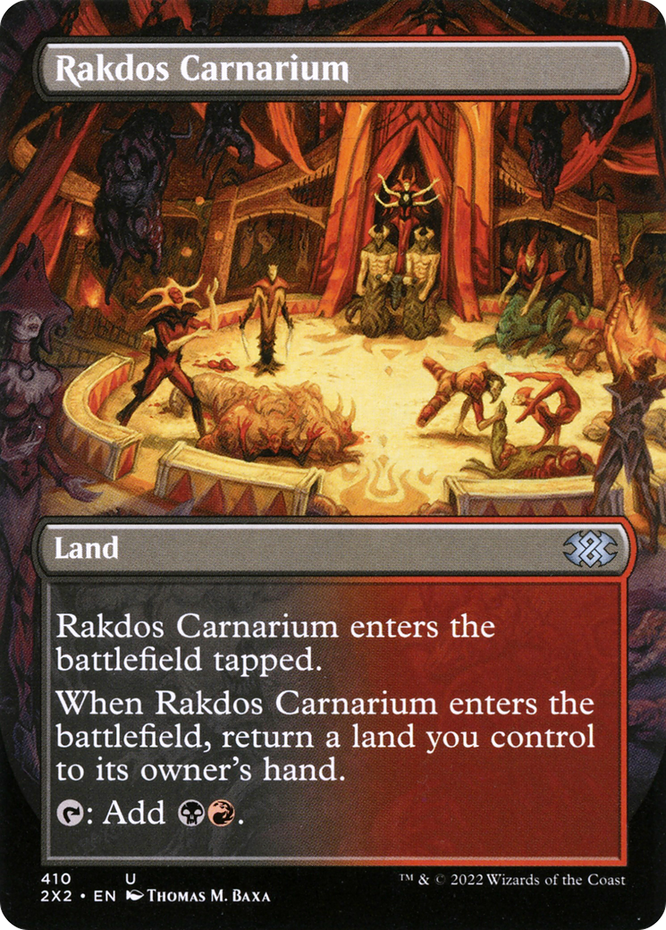 Image of Rakdos Carnarium (Borderless) (2X2-410) - Double Masters 2022 (Borderless) Foil