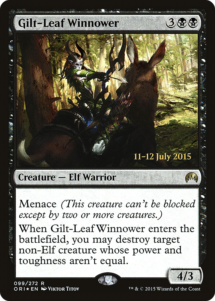 Image of Gilt-Leaf Winnower (PRE-099) - Magic Origins Promos Foil