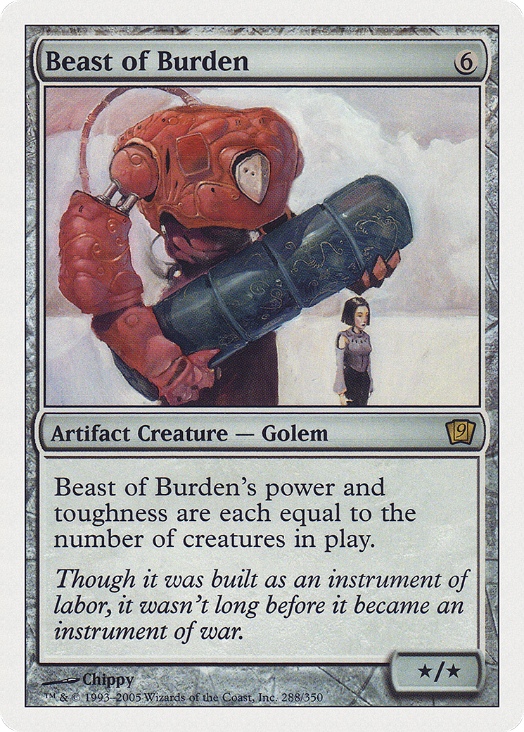 Image of Beast of Burden (9ED-288★) - 9th Edition