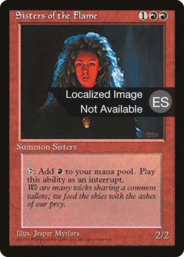 Image of Sisters of the Flame (4BB-) - Fourth Edition Foreign Black Border
