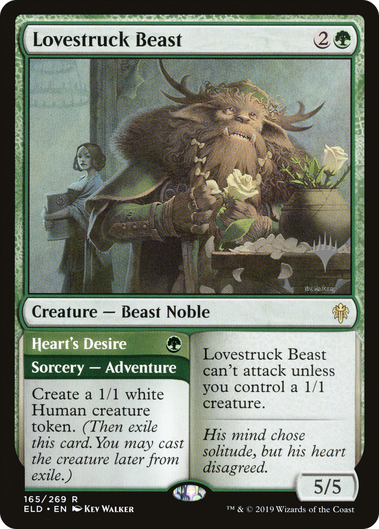 Image of Lovestruck Beast (PPELD-165) - Throne of Eldraine Promos