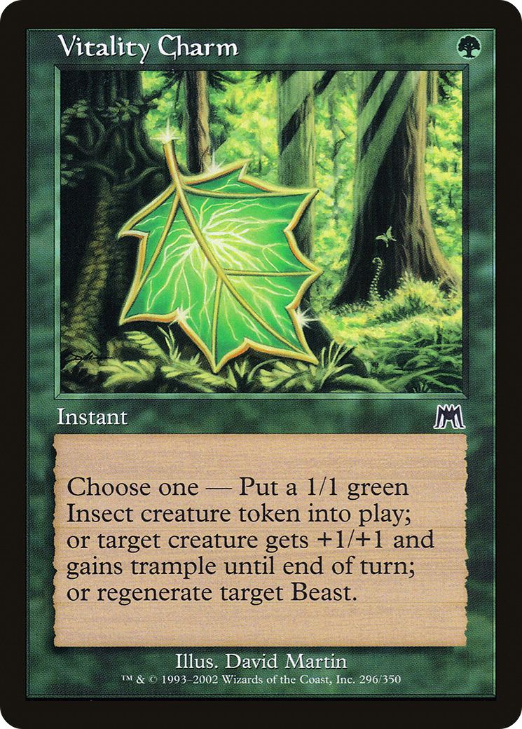 Image of Vitality Charm (ONS-296) - Onslaught Foil