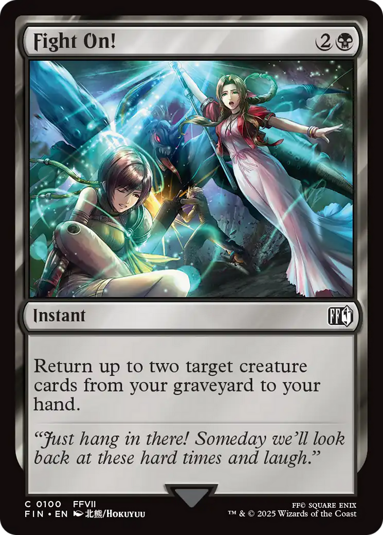 Image of Fight On! (FIN-100) - FINAL FANTASY Foil