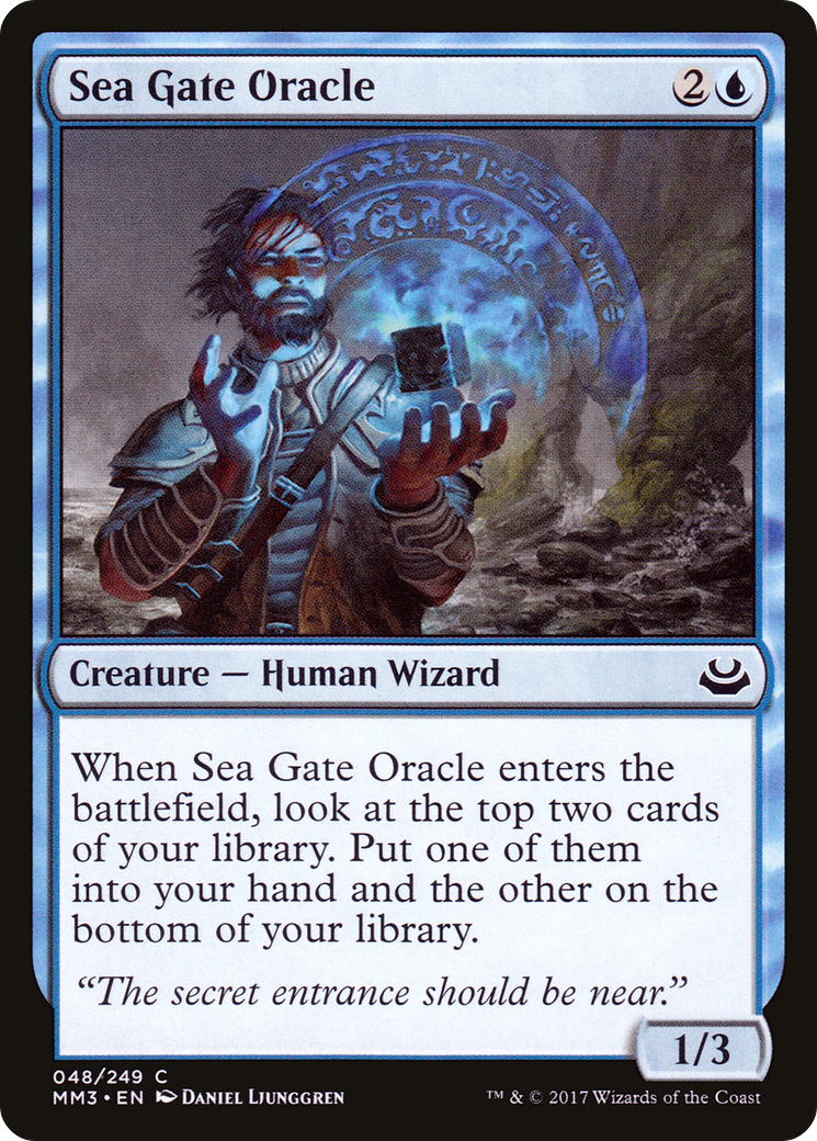 Image of Sea Gate Oracle (MM3-048) - Modern Masters 2017 Foil