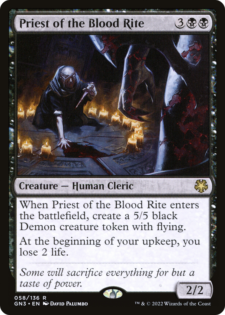 Image of Priest of the Blood Rite (GN3-058) - Game Night: Free-for-All