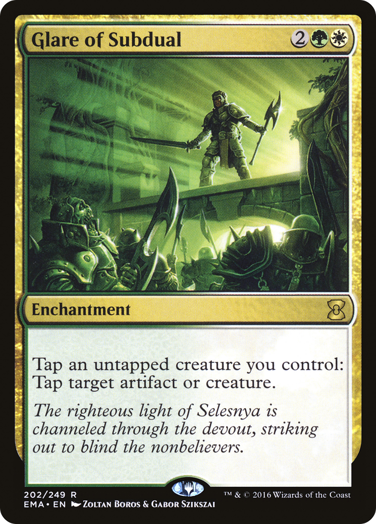 Image of Glare of Subdual (EMA-202) - Eternal Masters Foil