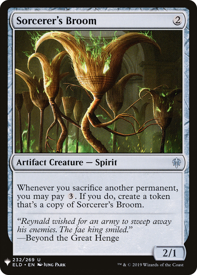 Image of Sorcerer's Broom (LIST-ELD-232) - The List