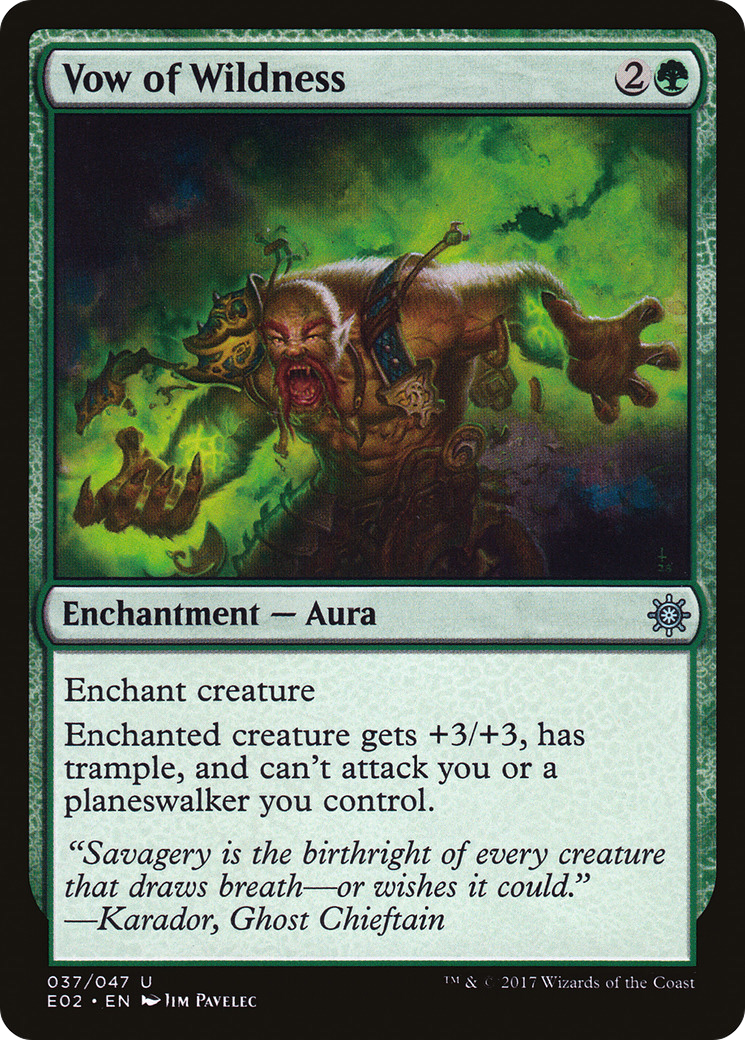 Image of Vow of Wildness (E02-037) - Explorers of Ixalan