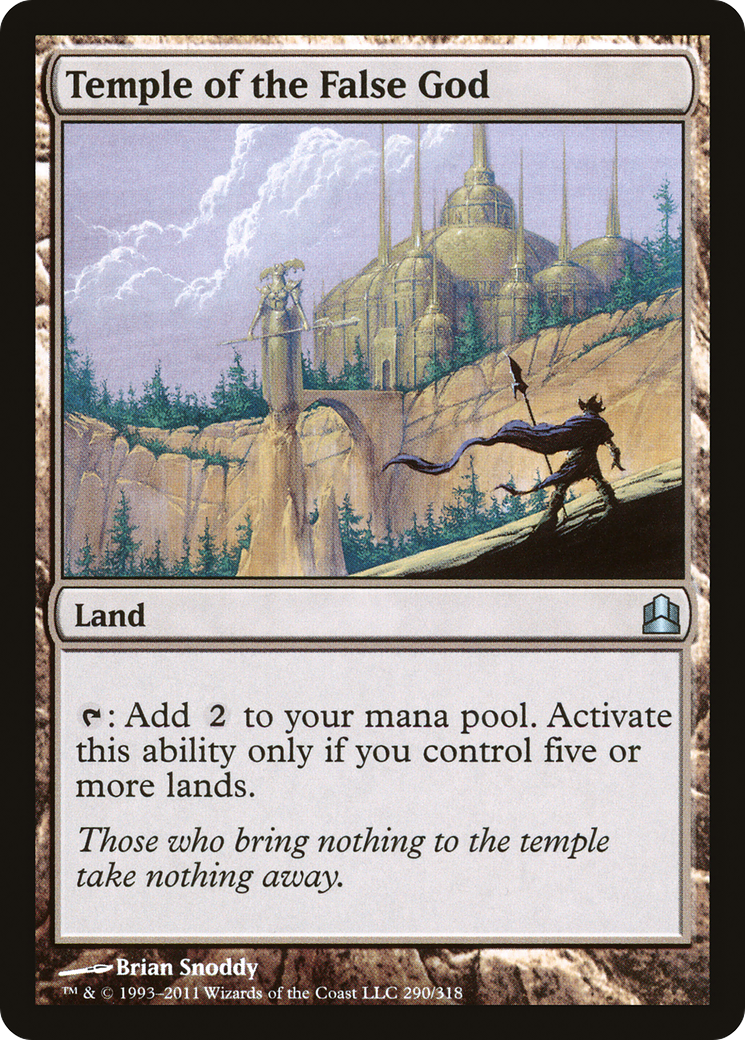Image of Temple of the False God (CMD-290) - Commander 2011