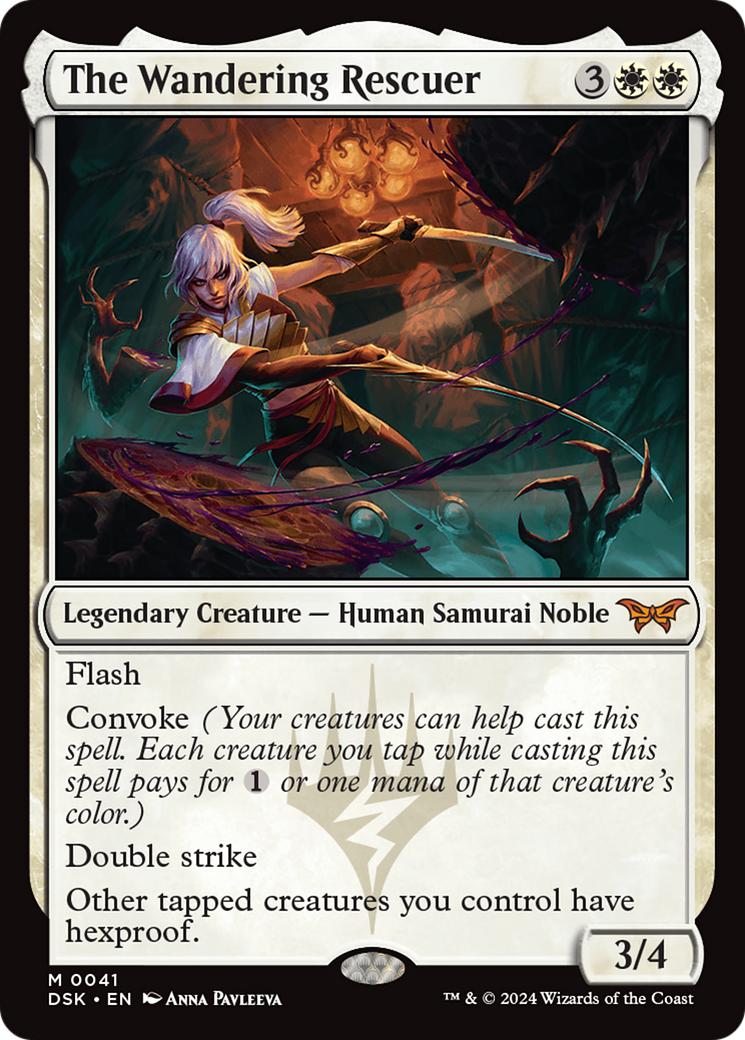 Image of The Wandering Rescuer (DSK-041) - Duskmourn: House of Horror Foil