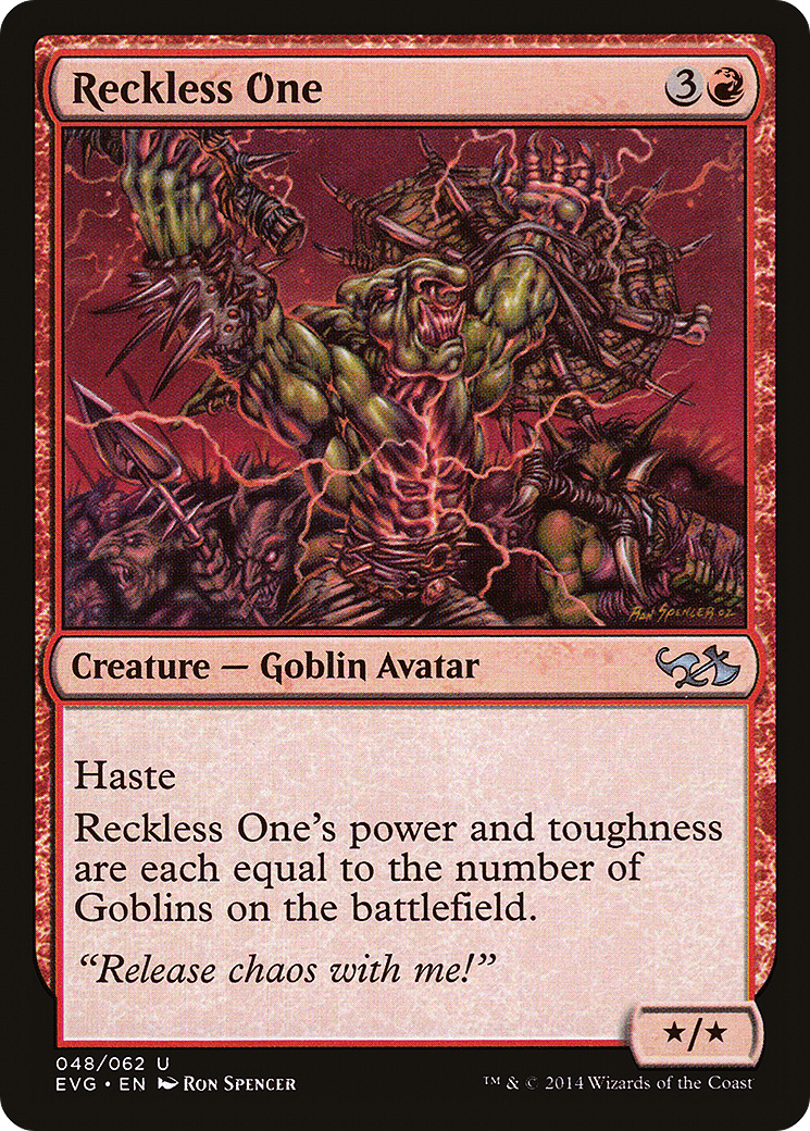 Image of Reckless One (DD3-) - Duel Decks Anthology: Elves vs. Goblins