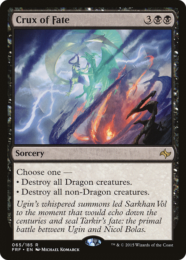 Image of Crux of Fate (FRF-065) - Fate Reforged Foil