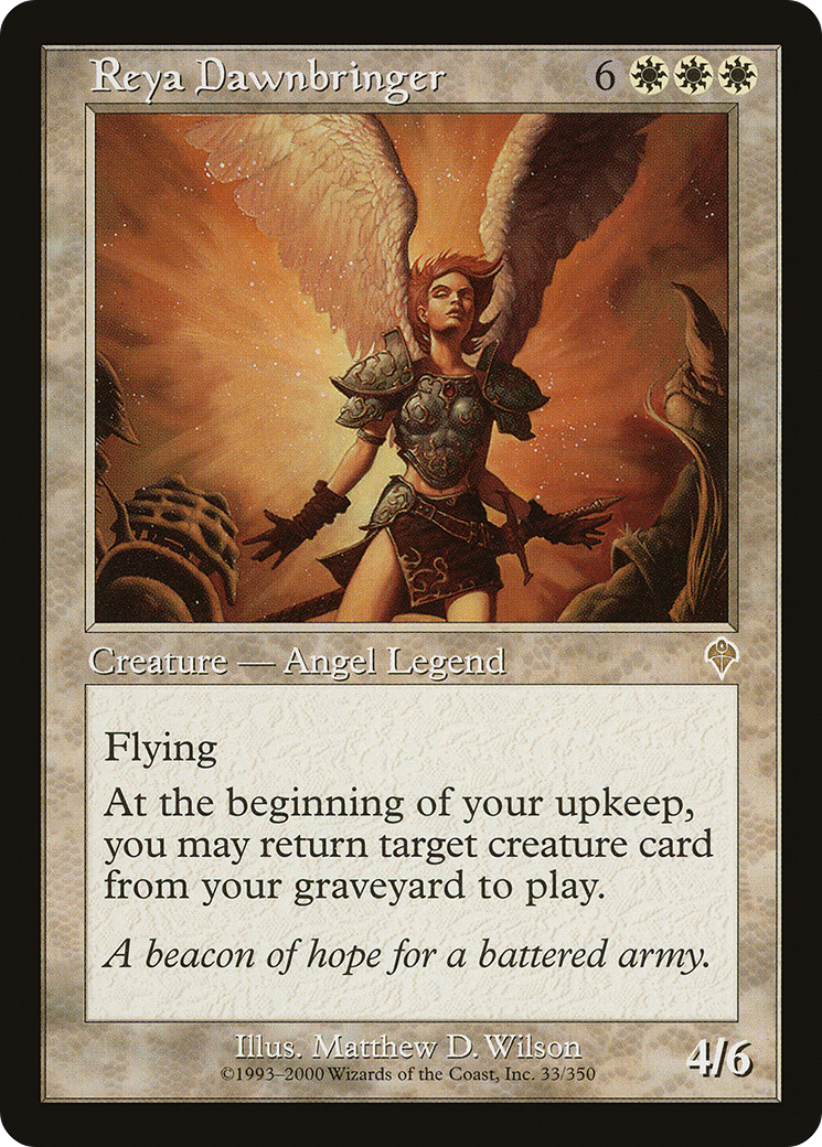 Image of Reya Dawnbringer (INV-033) - Invasion Foil