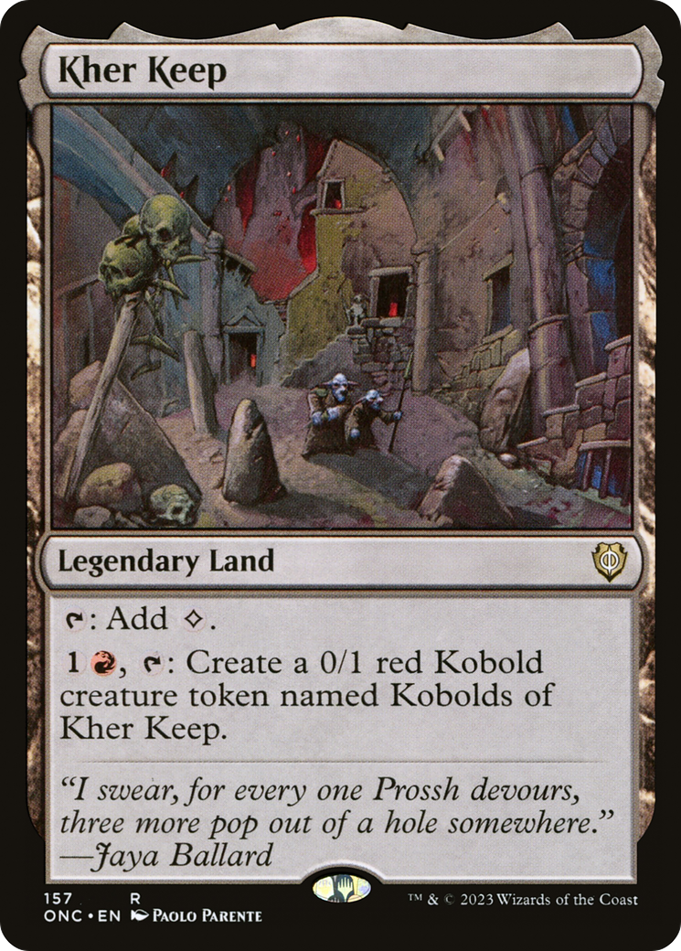 Image of Kher Keep (ONC-157) - Phyrexia: All Will Be One Commander