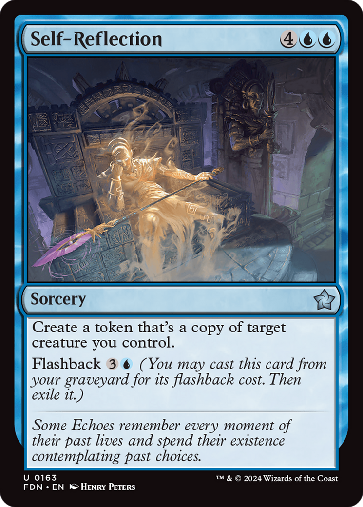 Image of Self-Reflection (FDN-163) - Foundations Foil
