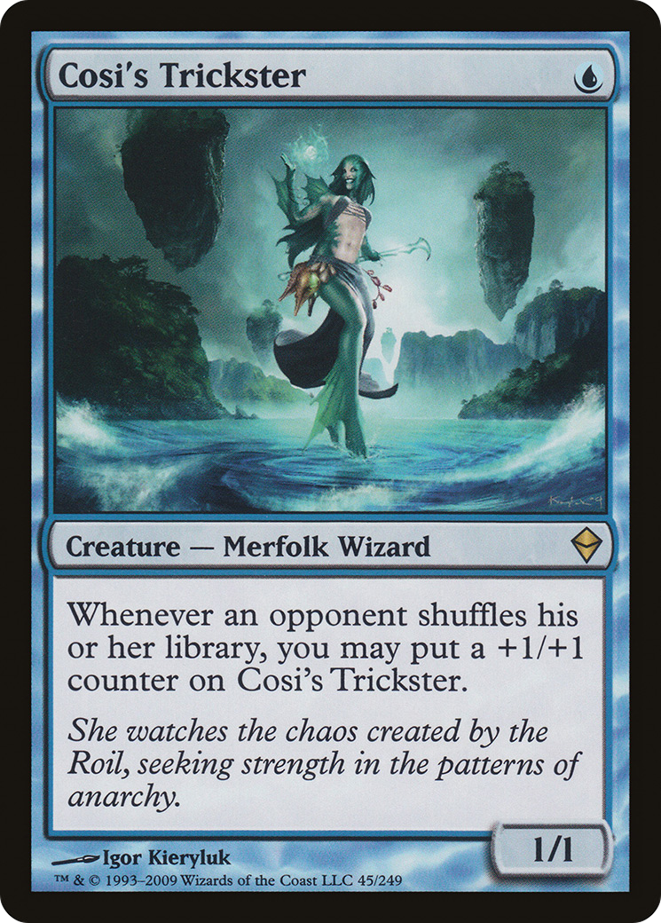 Image of Cosi's Trickster (ZEN-045) - Zendikar Foil