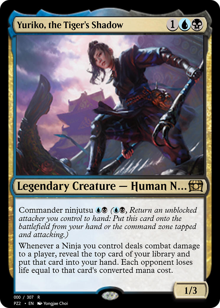 Image of Yuriko, the Tiger's Shadow (PZ2-70651) - Treasure Chest Foil