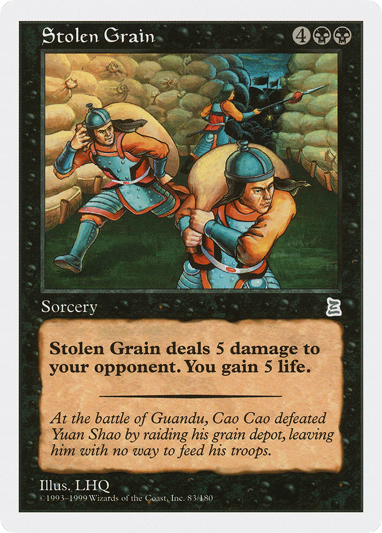 Image of Stolen Grain (PTK-083) - Portal Three Kingdoms