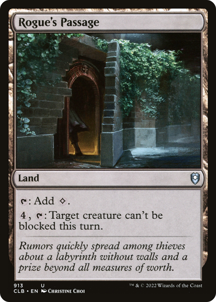 Image of Rogue's Passage (CLB-913) - Commander Legends: Battle for Baldur's Gate