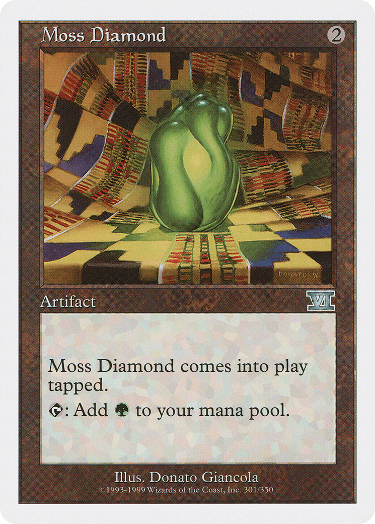 Image of Moss Diamond (6ED-301) - Classic Sixth Edition