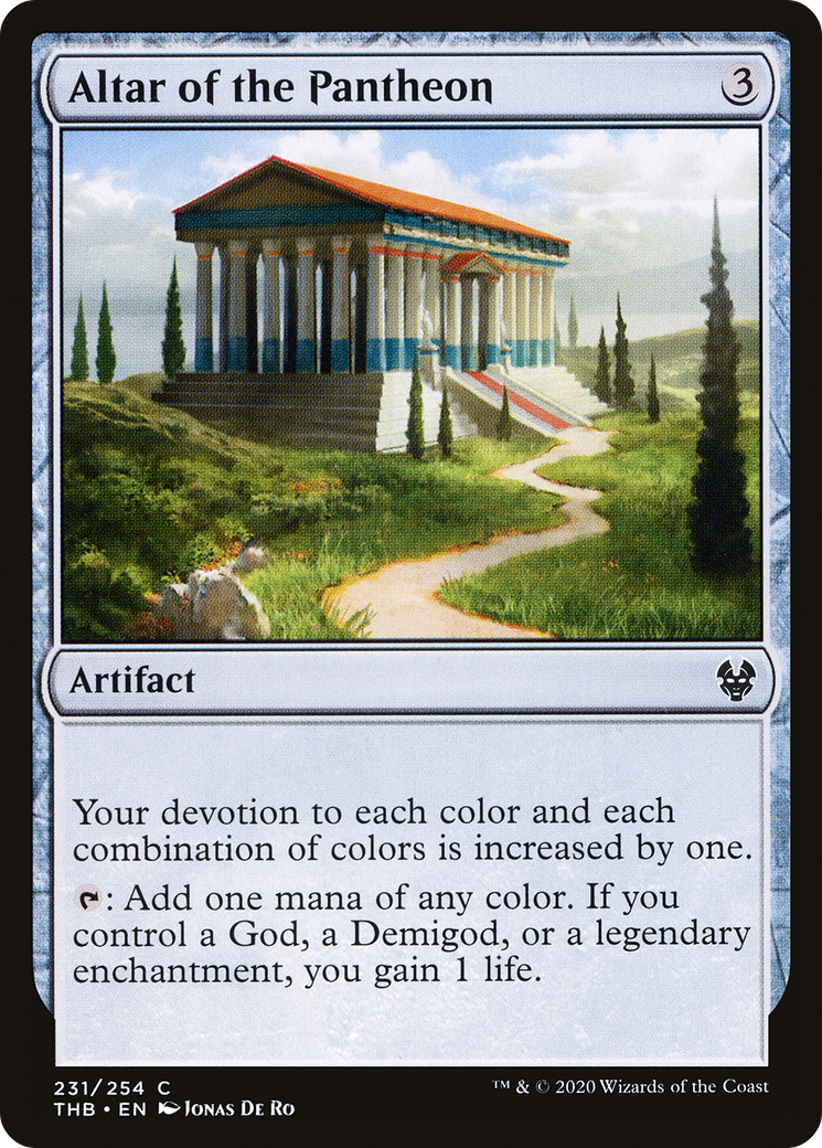 Image of Altar of the Pantheon (THB-231) - Theros Beyond Death Foil
