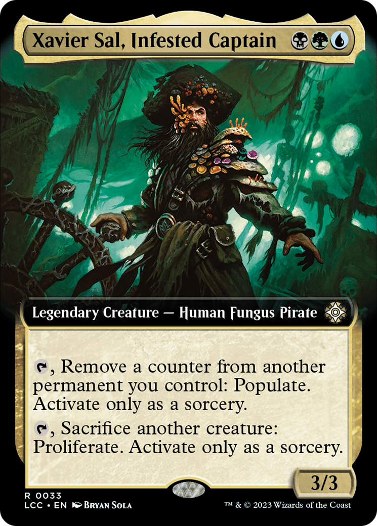 Image of Xavier Sal, Infested Captain (Extended Art) (LCC-033) - The Lost Caverns of Ixalan Commander: (Extended Art) Foil