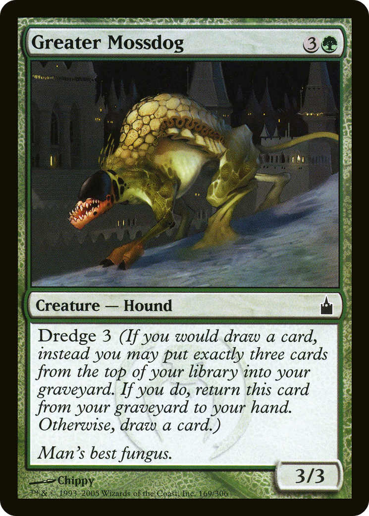 Image of Greater Mossdog (RAV-169) - Ravnica: City of Guilds Foil