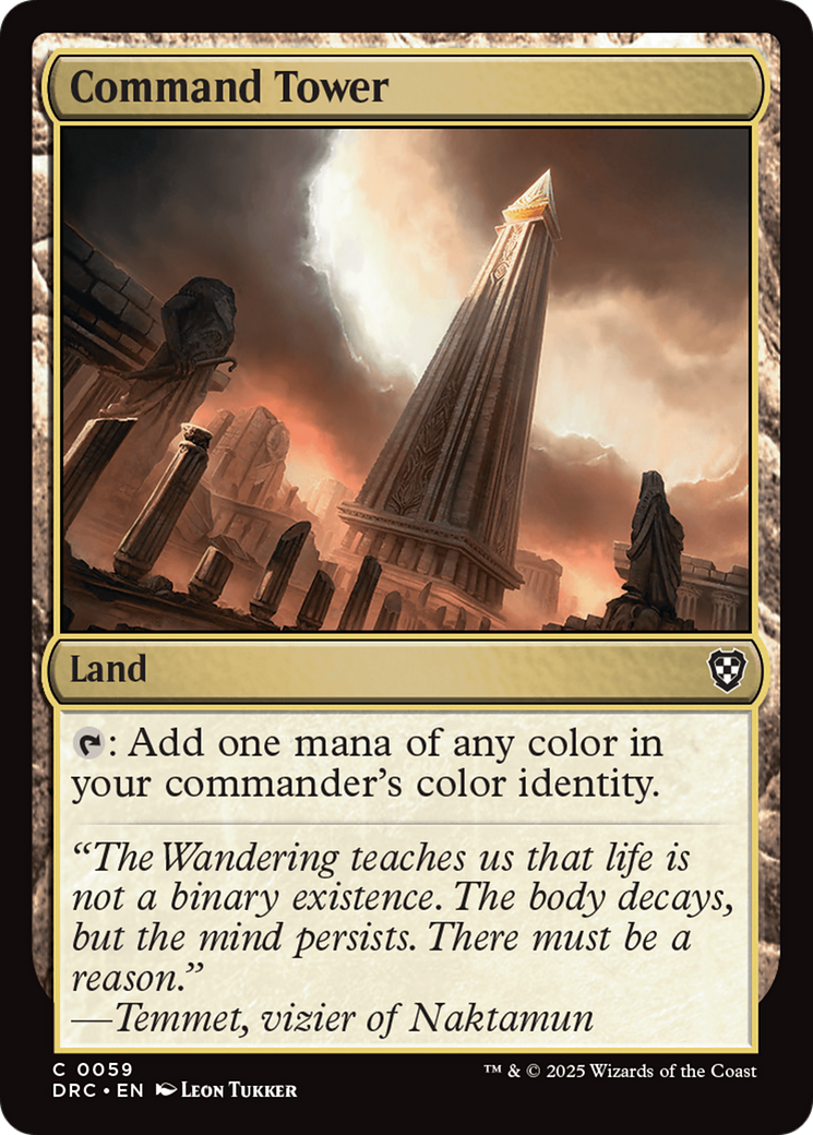 Image of Command Tower (0059) (DRC-059) - Commander: Aetherdrift