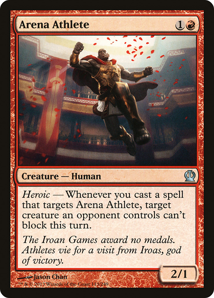 Image of Arena Athlete (THS-113) - Theros Foil