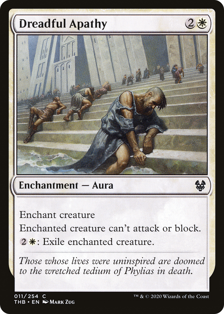 Image of Dreadful Apathy (THB-011) - Theros Beyond Death Foil