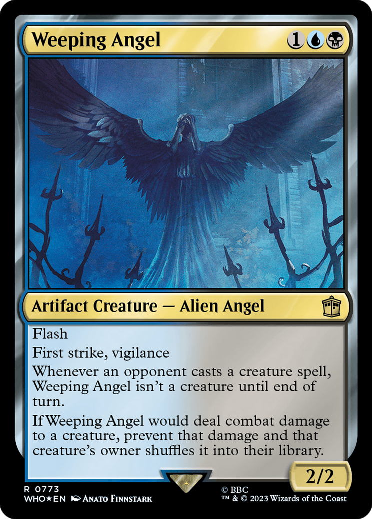 Image of Weeping Angel (Surge Foil) (WHO-773) - Doctor Who Foil
