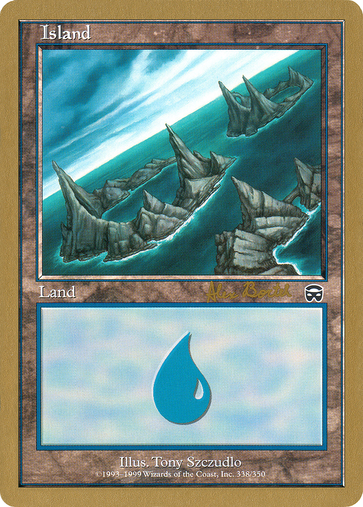 Image of Island (338) - 2001 Alex Borteh (MMQ) (WCD-) - World Championship Decks 2001
