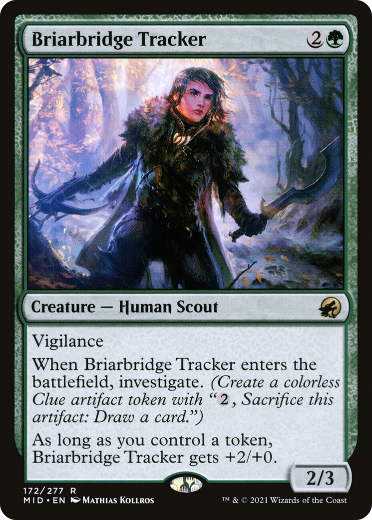 Image of Briarbridge Tracker (MID-172) - Innistrad: Midnight Hunt Foil