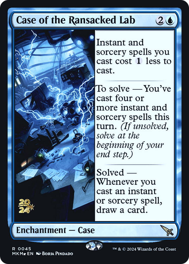 Image of Case of the Ransacked Lab (PRE-045) - Murders at Karlov Manor Promos Foil