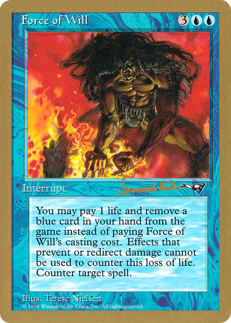 Image of Force of Will - 1997 Janosch Kuhn (ALL) (WCD-) - World Championship Decks 1997