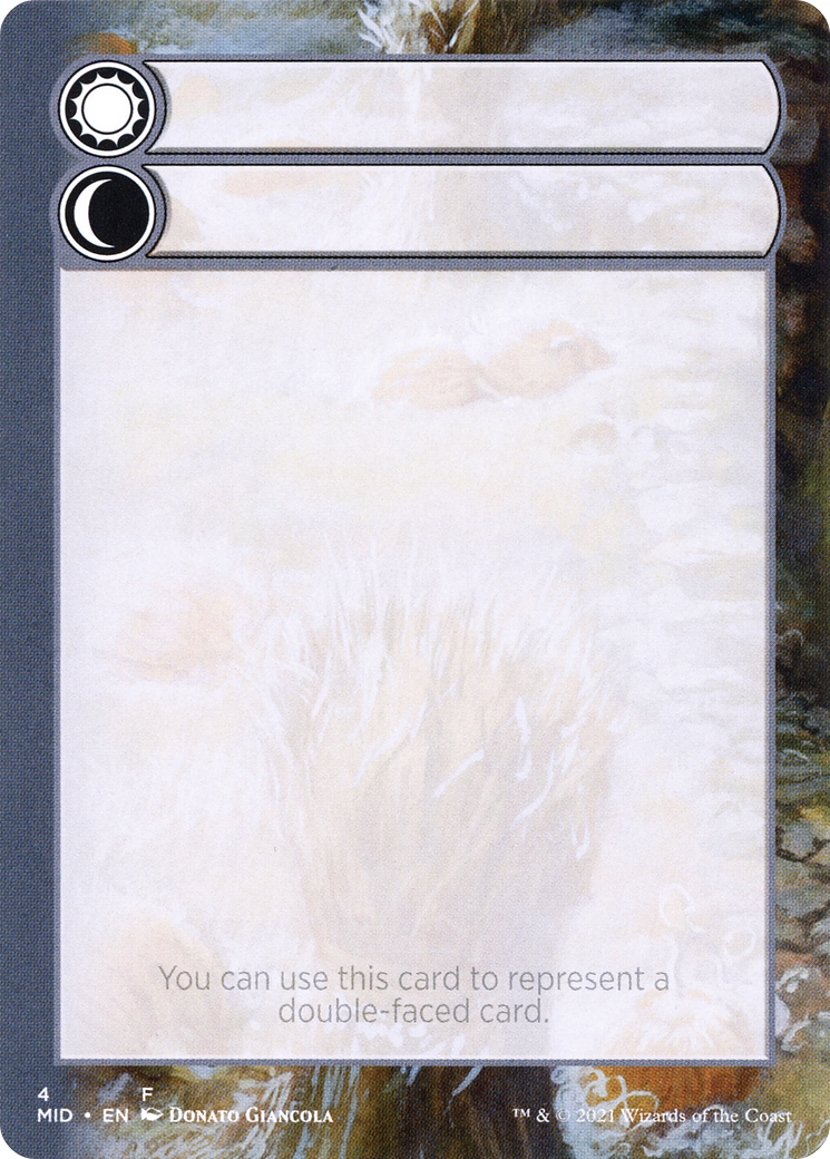 Image of Double-Faced Substitute Card (SMID-004) - Innistrad: Midnight Hunt Substitute Cards (Borderless)