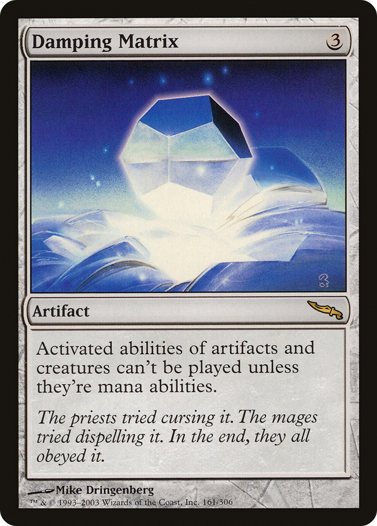 Image of Damping Matrix (MRD-161) - Mirrodin Foil