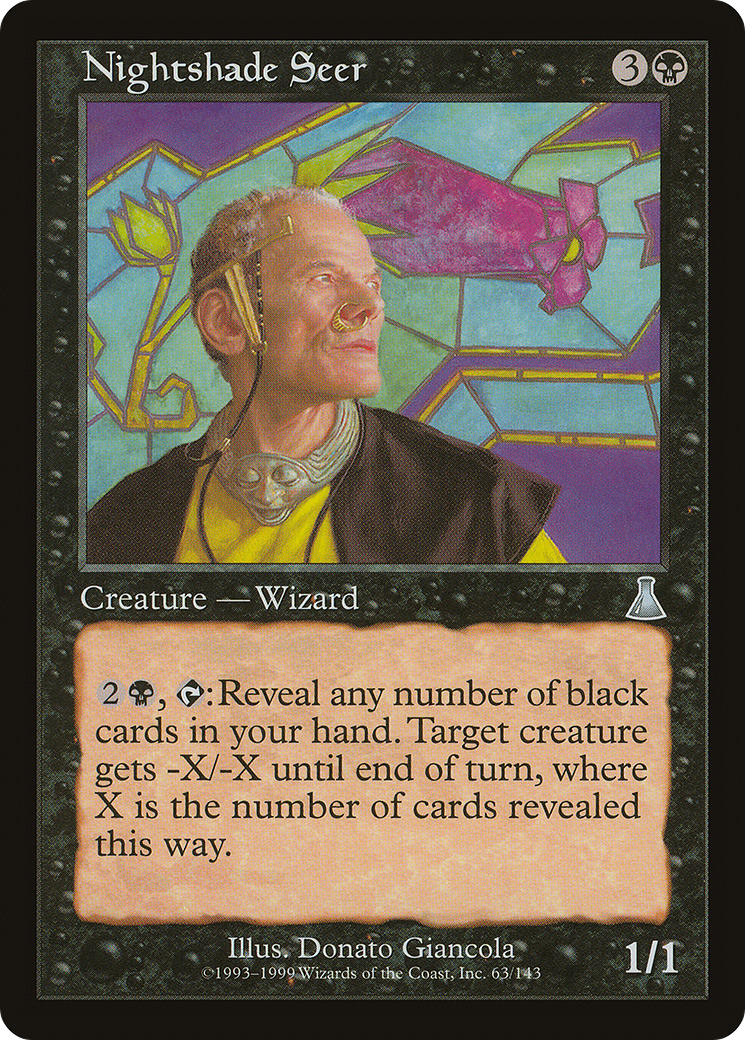 Image of Nightshade Seer (UDS-063) - Urza's Destiny